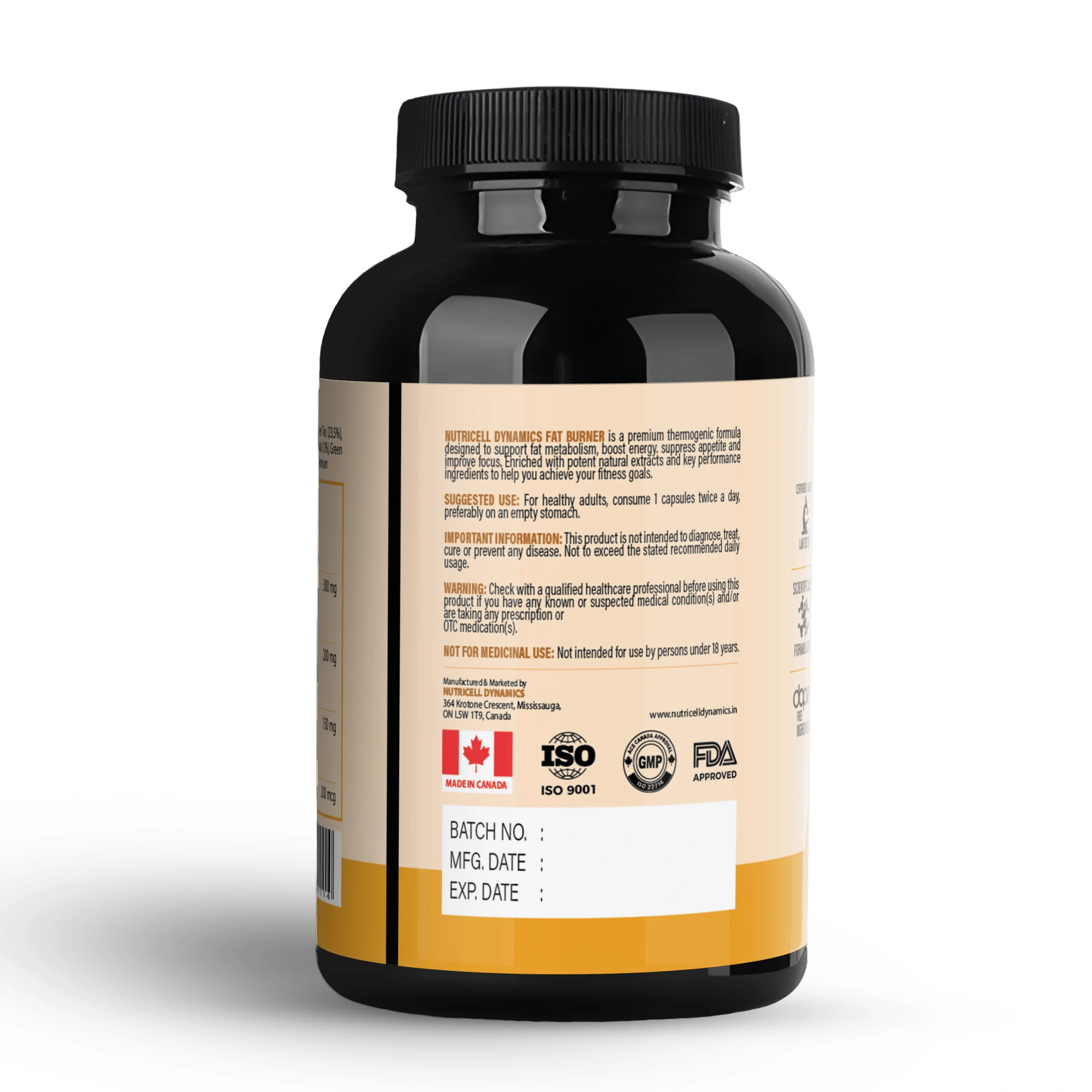 Burn X Fat | Fat Burner | 60 Capsules - Image 2